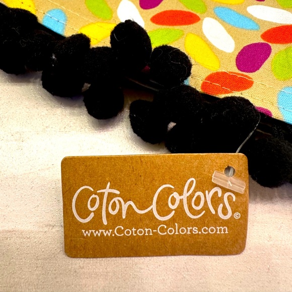 🌸3 for $20🌸 Coton Colors Dish Tea Towel Colorful Kitchen Pompom Sprinkles NEW! - Picture 2 of 5